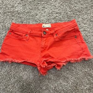 Roxy Burnt Orange Denim Shorts